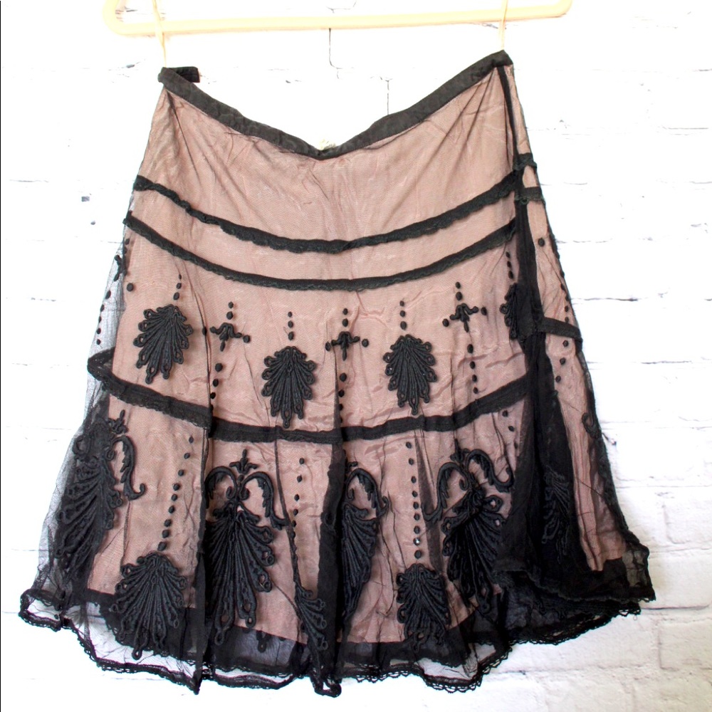 Anthropology outstanding detailed skirt